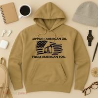 Support American Oil From American Soil USA Hoodie thumb 3