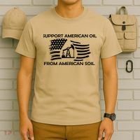 Support American Oil From American Soil USA T-Shirt thumb 6