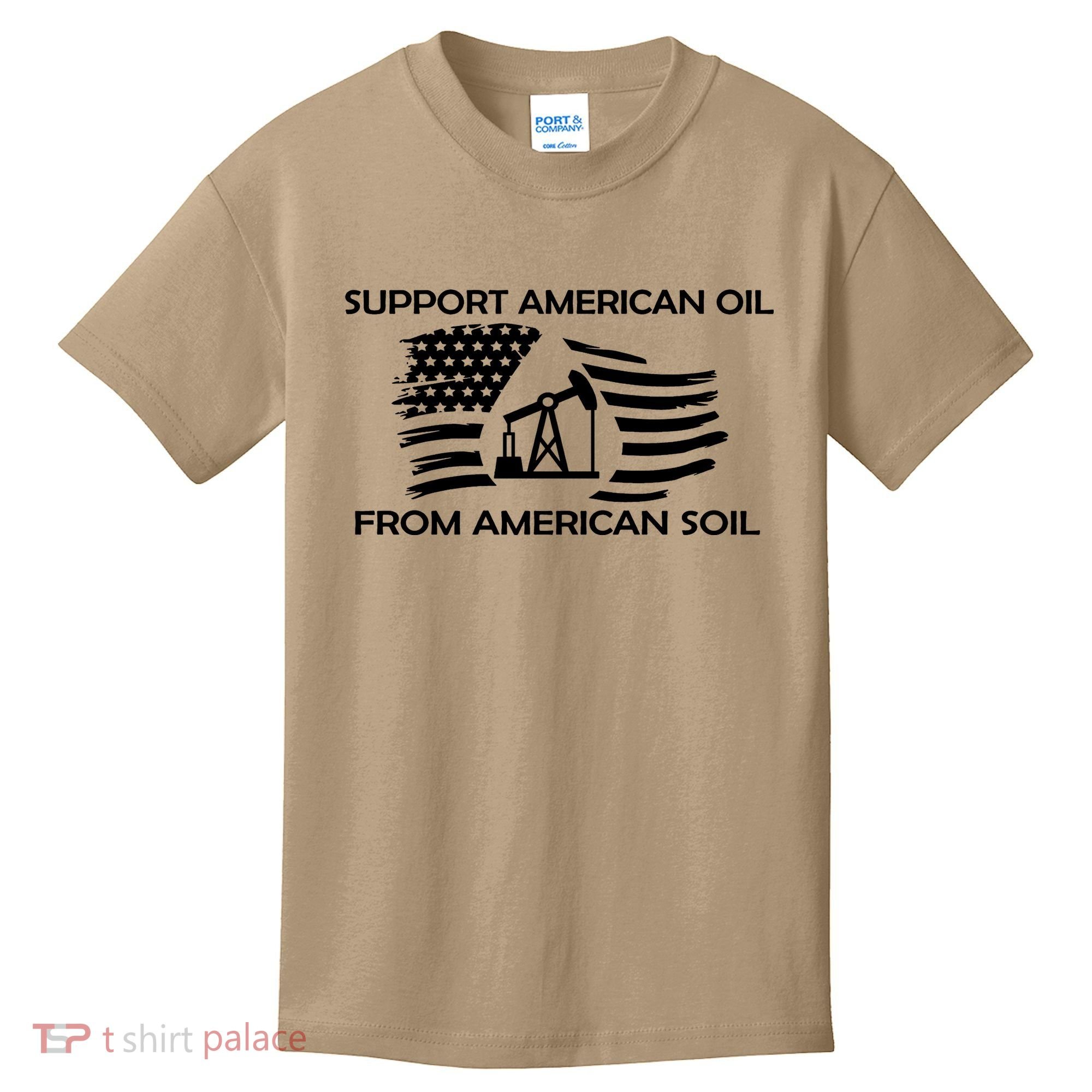 Support American Oil From American Soil USA Kids T-Shirt