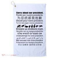Sorry About Our President Golf Towel thumb 0