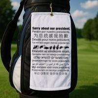 Sorry About Our President Golf Towel thumb 2