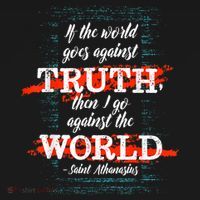 St Athanasius Of Alexandria Catholic Saint Against The World T-Shirt thumb 7