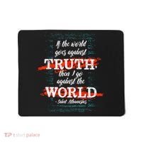 St Athanasius Of Alexandria Catholic Saint Against The World Mousepad thumb 0