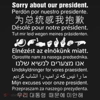 Sorry About Our President Toddler T-Shirt thumb 4