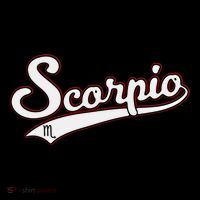 Scorpio Astrology October November Birthday Baseball Script Gift Women's Hoodie thumb 2