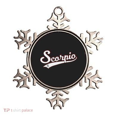 Scorpio Astrology October November Birthday Baseball Script Gift Ornament