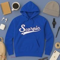 Scorpio Astrology October November Birthday Baseball Script Gift Hoodie thumb 3