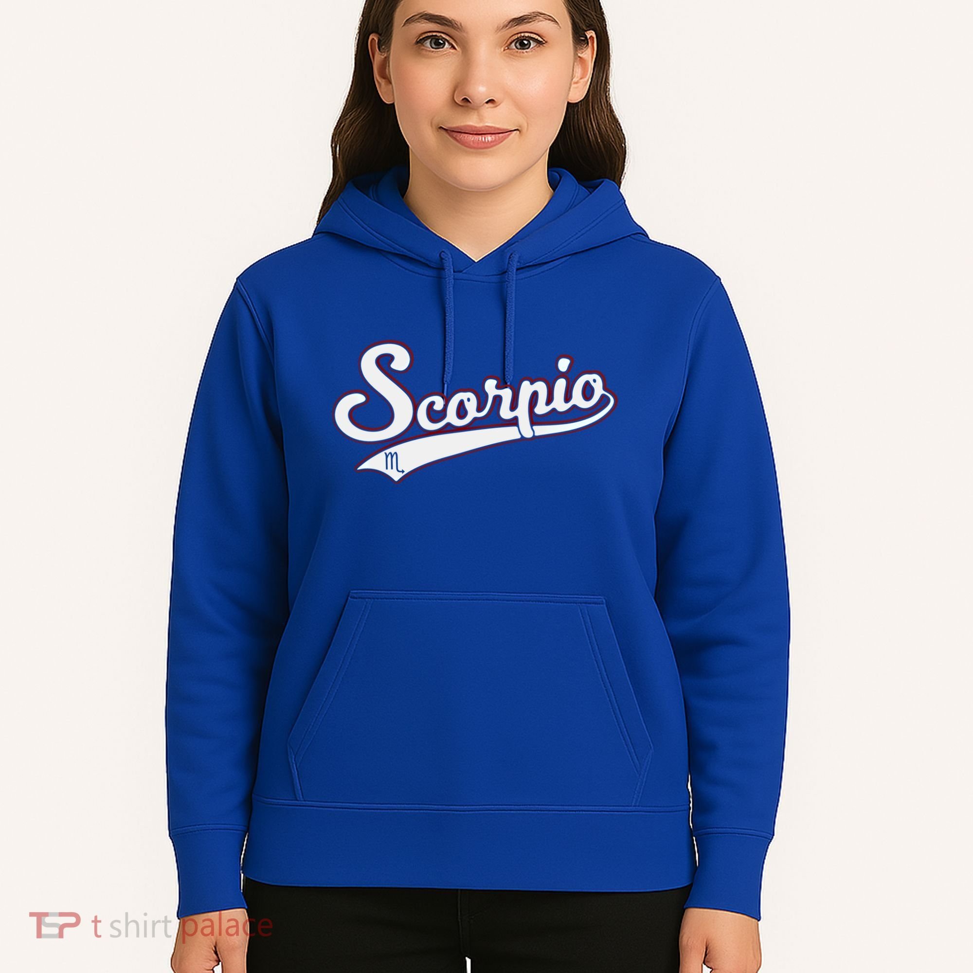 Scorpio Astrology October November Birthday Baseball Script Gift Hoodie