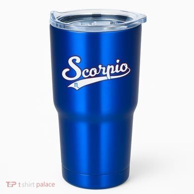 Scorpio Astrology October November Birthday Baseball Script Gift Tumbler