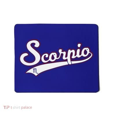 Scorpio Astrology October November Birthday Baseball Script Gift Mousepad