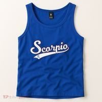 Scorpio Astrology October November Birthday Baseball Script Gift Tank Top thumb 2