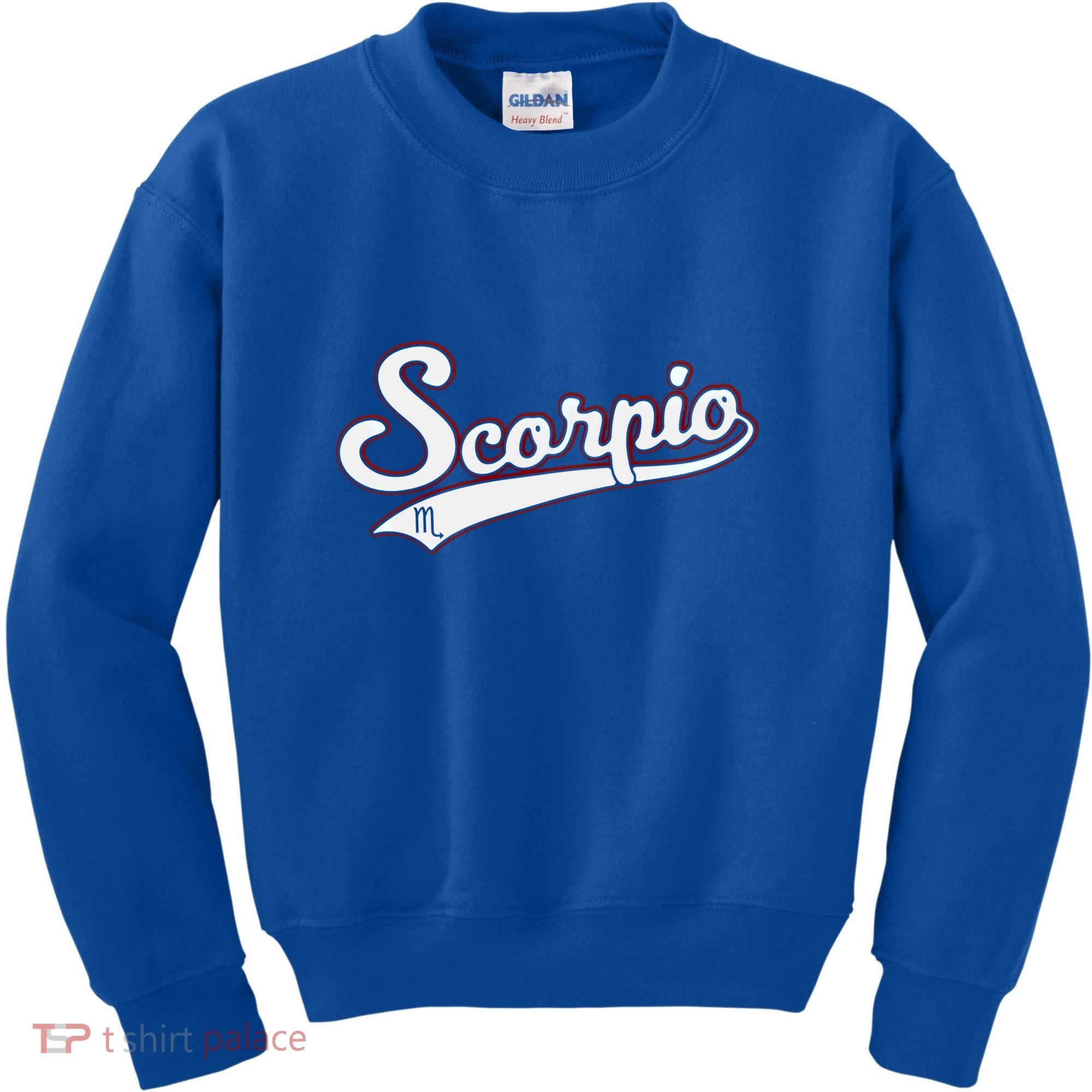 Scorpio Astrology October November Birthday Baseball Script Gift Kids Sweatshirt