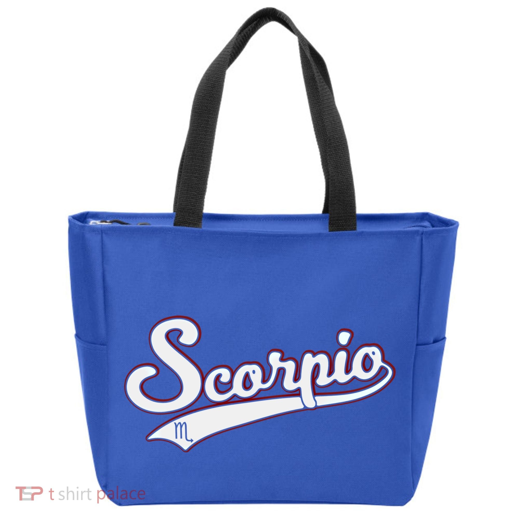 Scorpio Astrology October November Birthday Baseball Script Gift Tote Bag