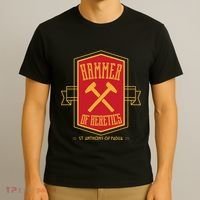 St Anthony Of Padua Hammer Of Heretics Catholic Saint T-Shirt thumb 3