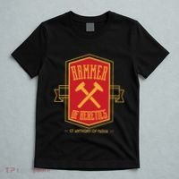 St Anthony Of Padua Hammer Of Heretics Catholic Saint T-Shirt thumb 5