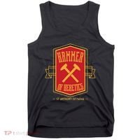 St Anthony Of Padua Hammer Of Heretics Catholic Saint Tank Top thumb 0
