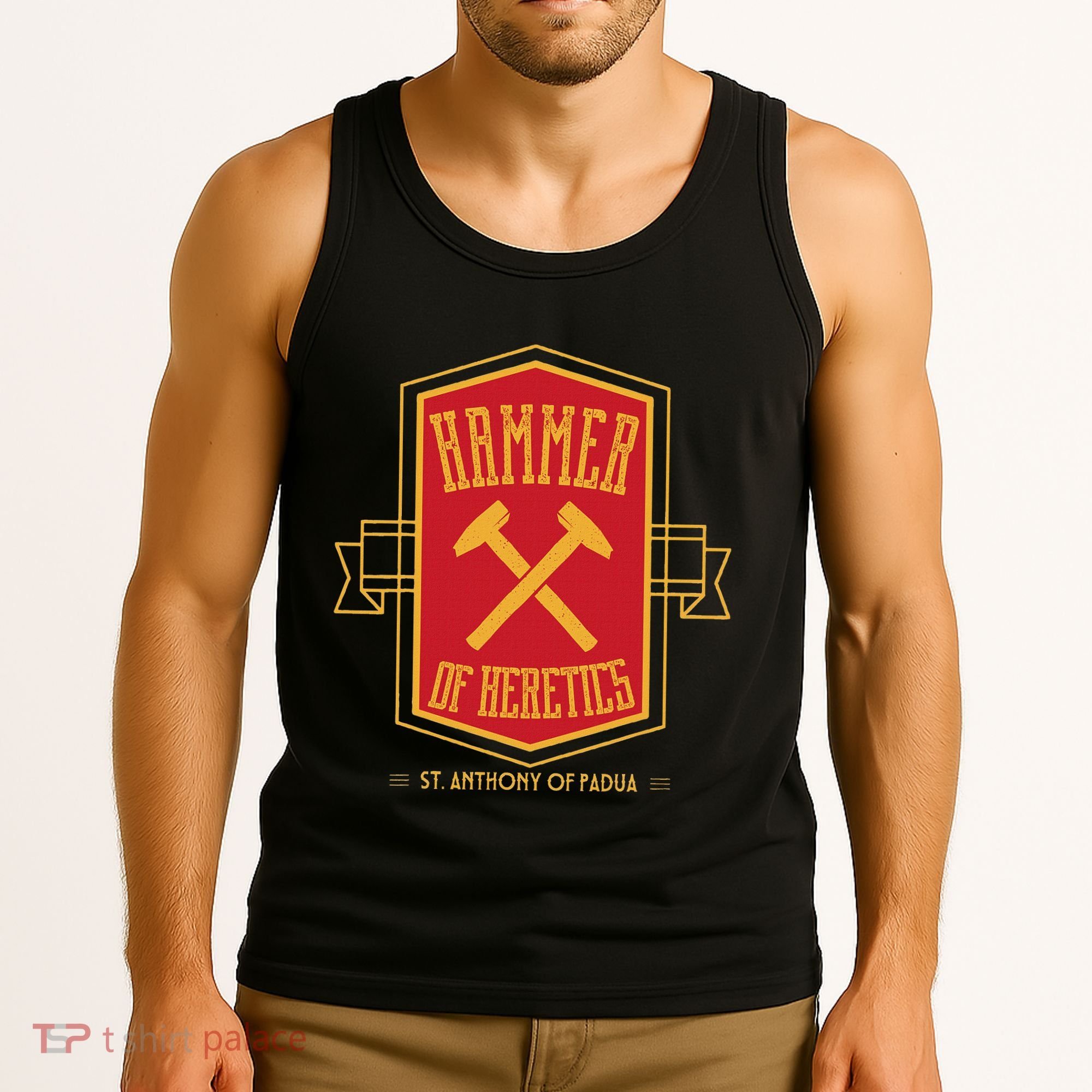 St Anthony Of Padua Hammer Of Heretics Catholic Saint Tank Top