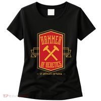 St Anthony Of Padua Hammer Of Heretics Catholic Saint Women's T-Shirt thumb 0