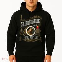 St. Augustine Of Hippo Pray For Us City God Catholic Hoodie thumb 2