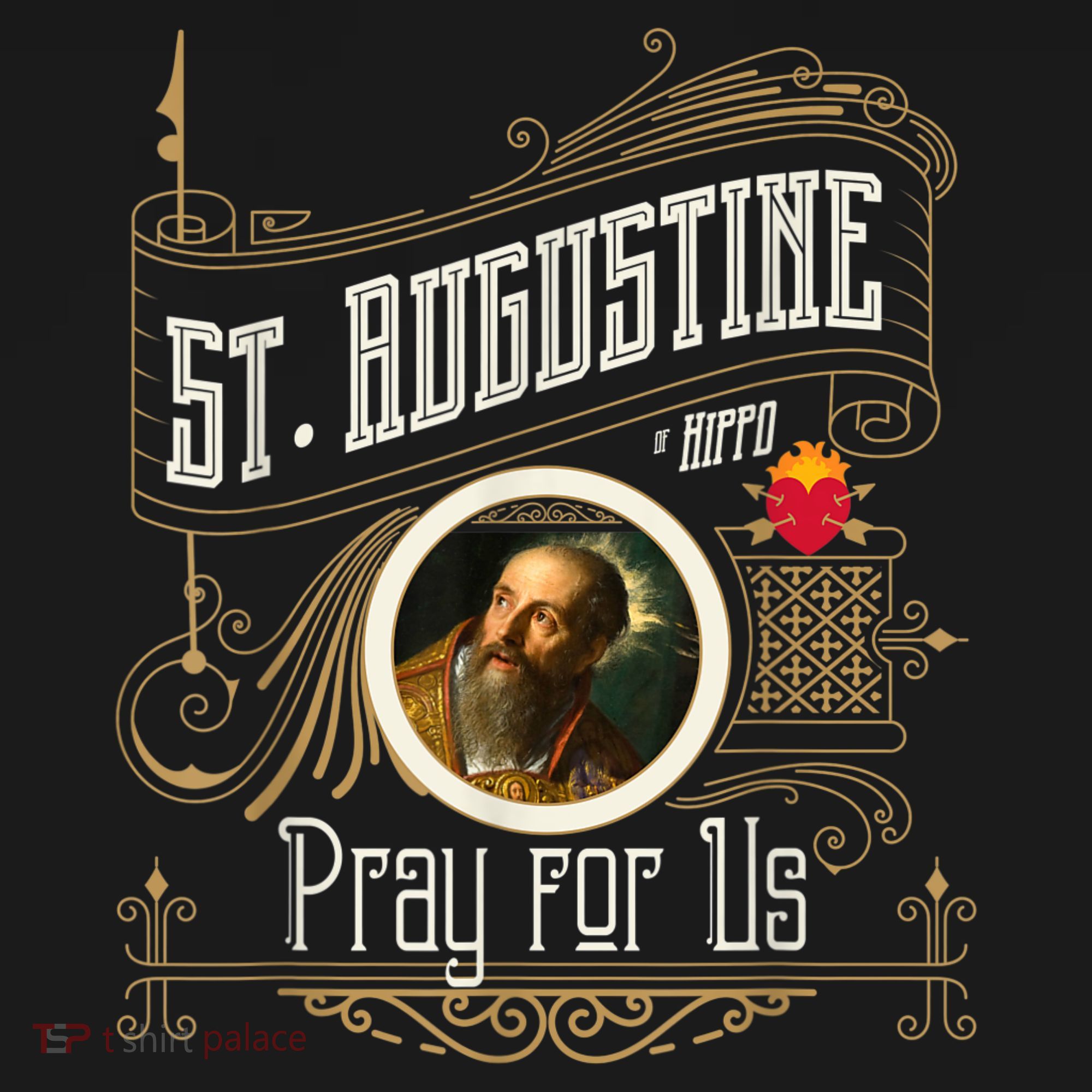 St. Augustine Of Hippo Pray For Us City God Catholic Women's Hoodie