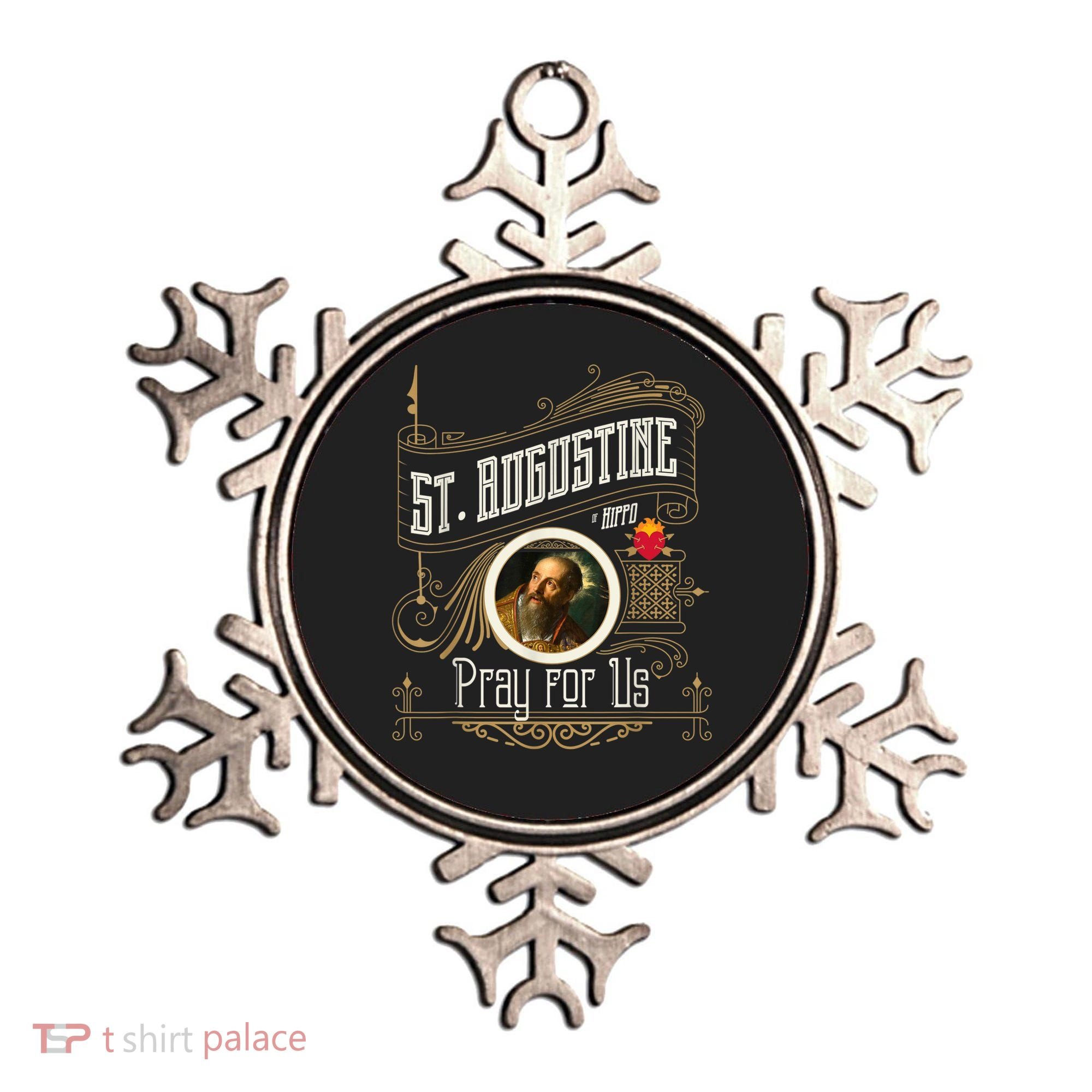 St. Augustine Of Hippo Pray For Us City God Catholic Ornament