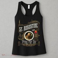St. Augustine Of Hippo Pray For Us City God Catholic Women's Tank Top thumb 3