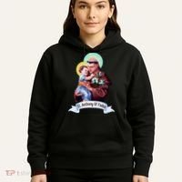 St Anthony Of Padua Holding Jesus Catholic Saint St Anthony Hoodie thumb 5
