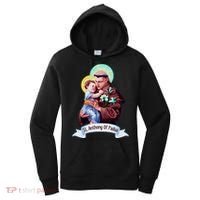 St Anthony Of Padua Holding Jesus Catholic Saint St Anthony Women's Hoodie thumb 0