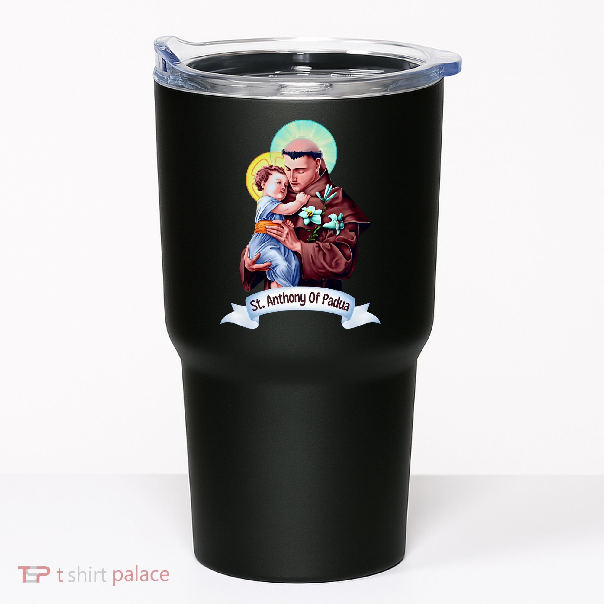 St Anthony Of Padua Holding Jesus Catholic Saint St Anthony Tumbler