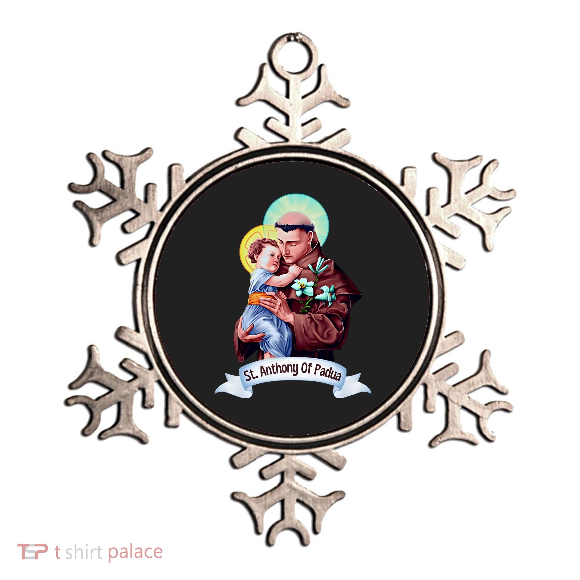 St Anthony Of Padua Holding Jesus Catholic Saint St Anthony Ornament