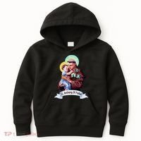 St Anthony Of Padua Holding Jesus Catholic Saint St Anthony Kids Hoodie thumb 0