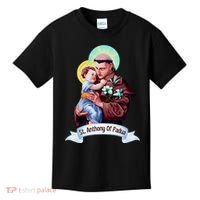 St Anthony Of Padua Holding Jesus Catholic Saint St Anthony Kids T-Shirt thumb 0