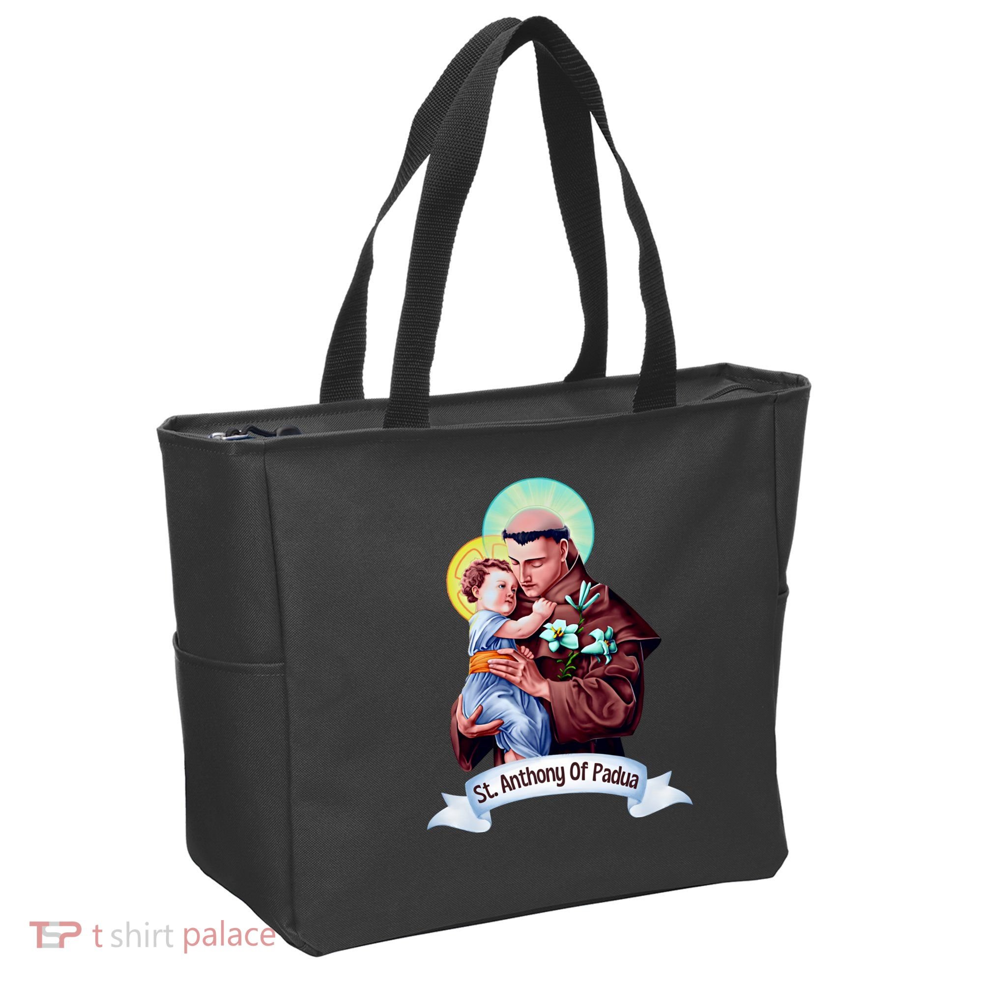 St Anthony Of Padua Holding Jesus Catholic Saint St Anthony Tote Bag