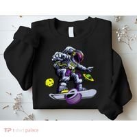 Skating astronaut on onewheel skateboard Sweatshirt thumb 2