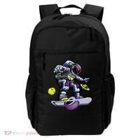 Skating astronaut on onewheel skateboard Backpack thumb 0