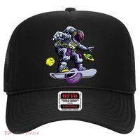 Skating astronaut on onewheel skateboard Hat thumb 0