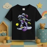 Skating astronaut on onewheel skateboard Toddler T-Shirt thumb 3
