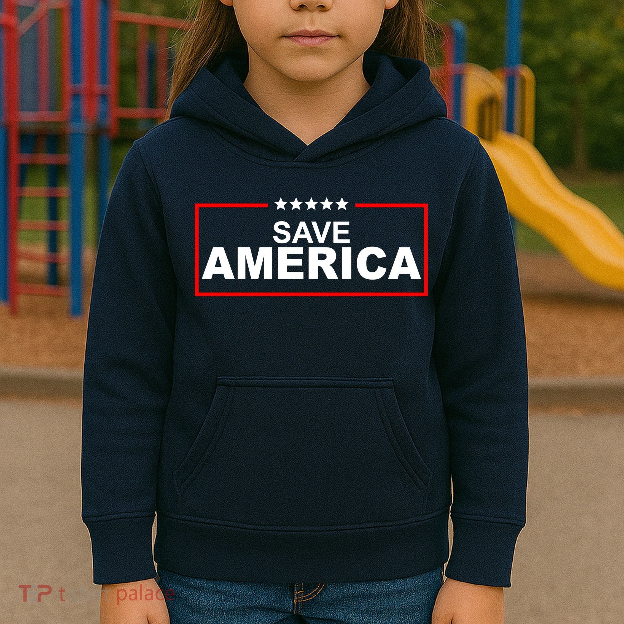 Save America Political Kids Hoodie