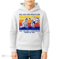 Ska And Pro Wrestling Are The Only Legitimate Forms Of Art Kids Hoodie thumb 4