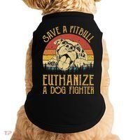 Save A Pitbull Euthanize A Dog Fighter Pitbull Lovers Doggie Tank thumb 0