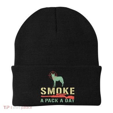 Smoke A Pack A Day Coyote Hunting Beanie