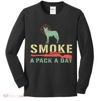 Smoke A Pack A Day Coyote Hunting Kids Long Sleeve Shirt thumb 0
