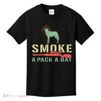 Smoke A Pack A Day Coyote Hunting Kids T-Shirt thumb 0