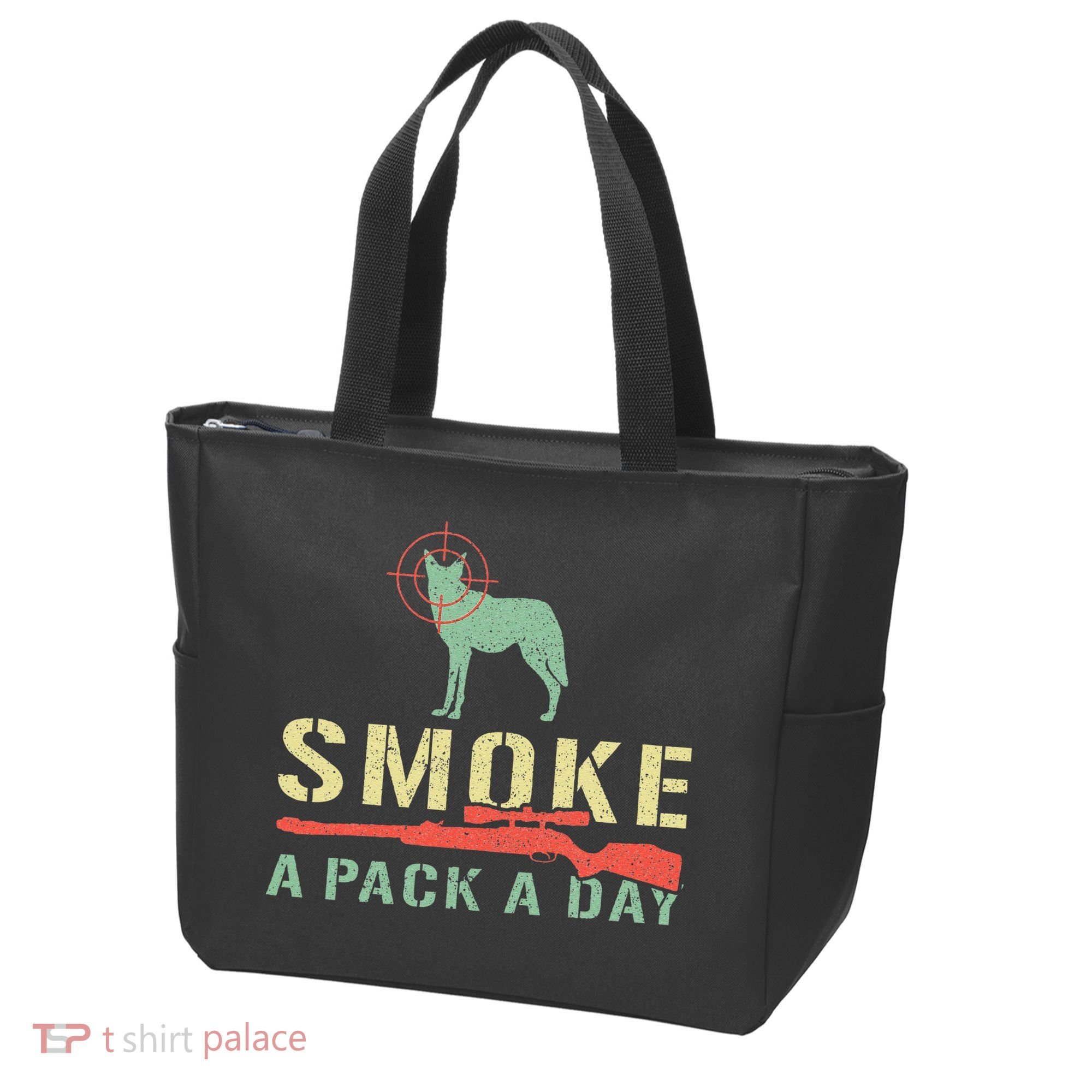 Smoke A Pack A Day Coyote Hunting Tote Bag