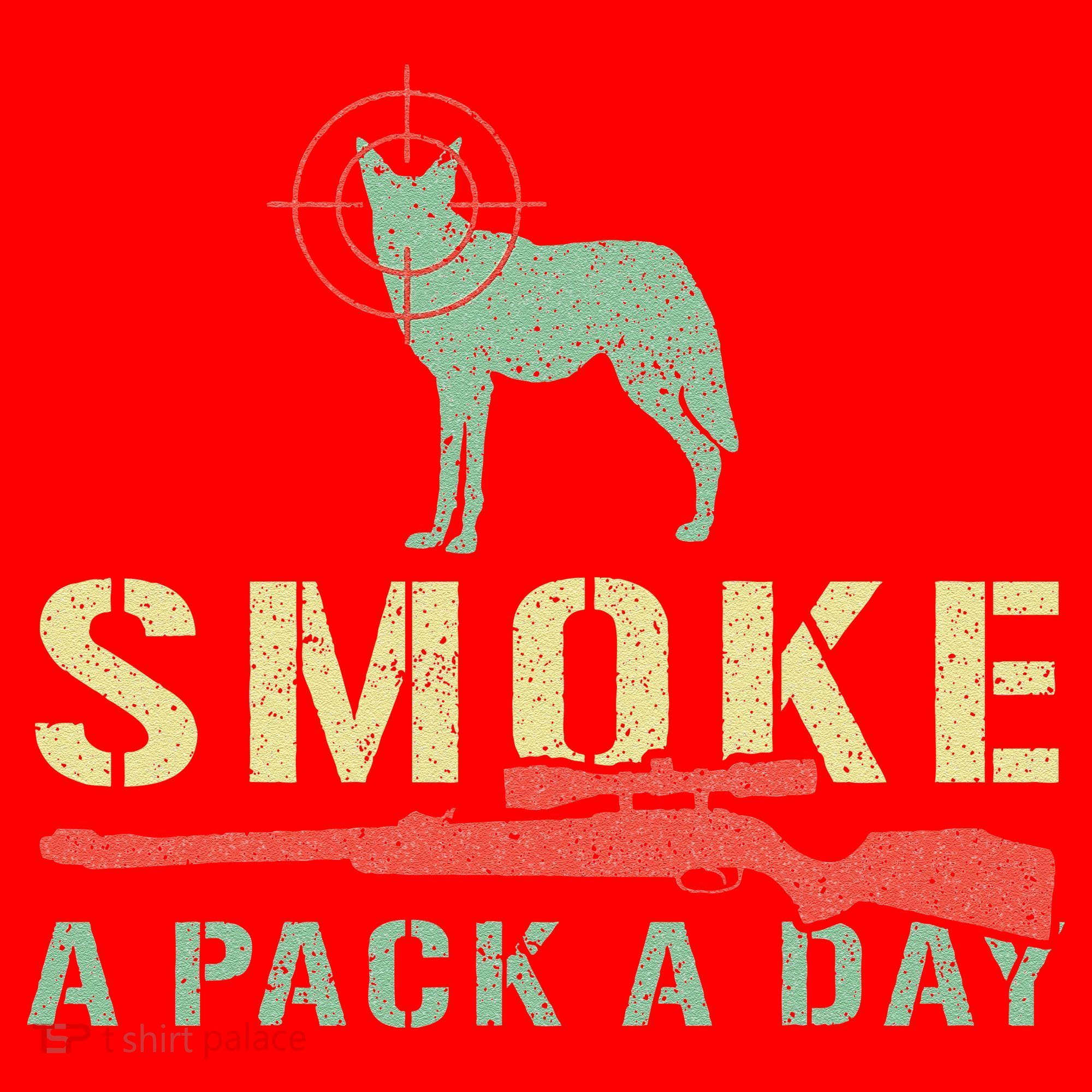 Smoke A Pack A Day Coyote Hunting Santa Hat