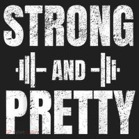 Strong And Pretty Gym Strongman Workout Fitness Beanie thumb 2