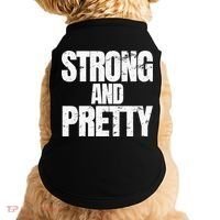Strong And Pretty Work Out Gym Never Stop Training Cool Gift Doggie Tank thumb 0