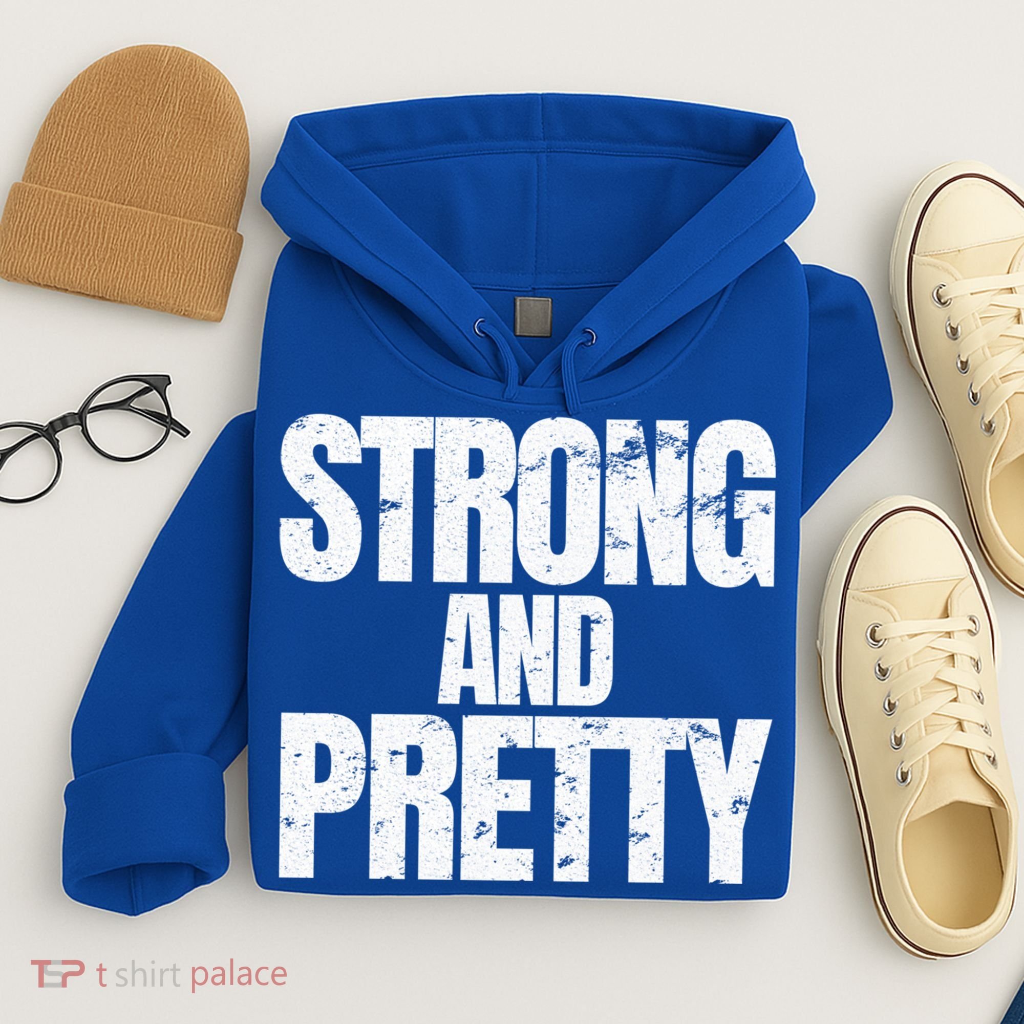 Strong And Pretty Work Out Gym Never Stop Training Cool Gift Hoodie