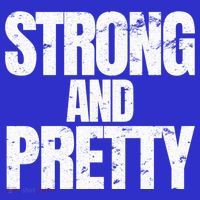 Strong And Pretty Work Out Gym Never Stop Training Cool Gift Sweatshirt thumb 3