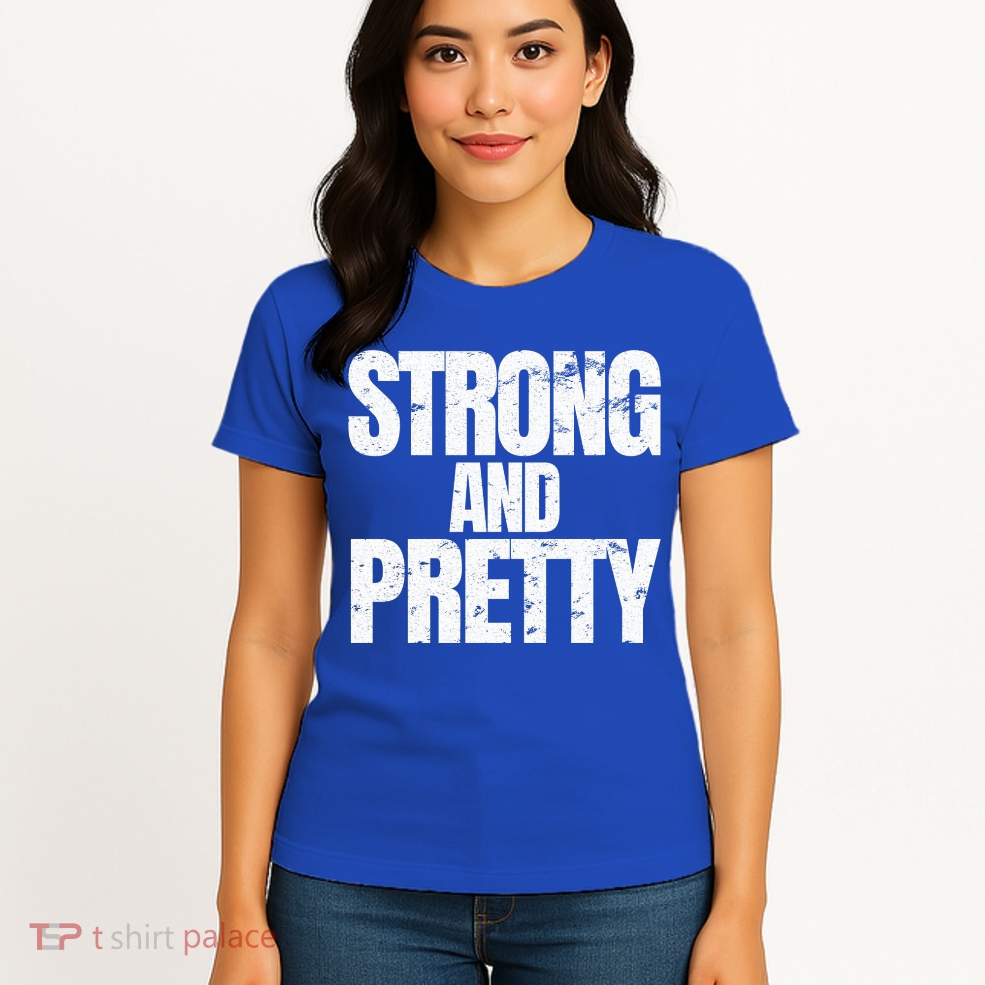 Strong And Pretty Work Out Gym Never Stop Training Cool Gift Women's T-Shirt